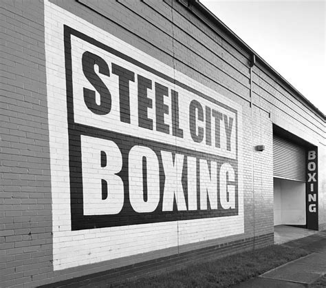 steel city boxing sweatshirt|steel city fleece.